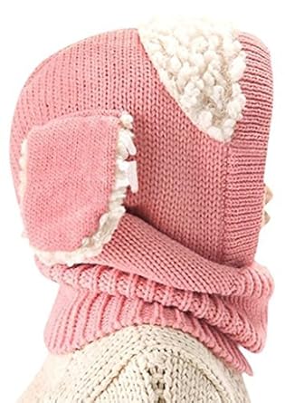 Ensemble Dhiver Chapeau Echarpe Bebe Filles Garcons Tricot Chaud Avec Rabats Mignons Capuche Chapeau Foulard Avec Oreilles Neige Cache Cou Casquette En Laine Cadeau De Noel Pour Enfants 6 36 Mois Bebe