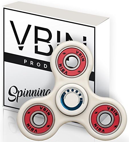 VBIN Spinner Fidget Toy For Kids &amp; Adults- Fiddle Therapy Toy For Autism, ADHD, Classroom Management, Stress &amp; Anxiety Relief, Bad Habits &amp; More- Si3N4 Hybrid Ceramic Sensory Fidget Toy