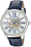 Invicta Men's 'Vintage' Automatic Stainless Steel and Blue Leather Casual Watch (Model: 22567)