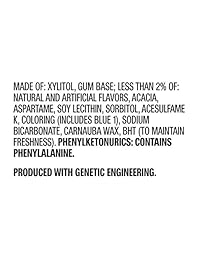 Goma de mascar Orbit White, de menta y sin azúcar