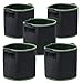 Garden4Ever Grow Bags 5-Pack 10 Gallon Aeration Fabric Pots Container with Handles