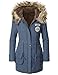 iLoveSIA Womens Hooded Warm Coats Parkas with Faux Fur Jackets
