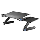 U-Kiss Laptop Stand Table Rotating 360 Folding Adjustable Laptop Desk Cooling St