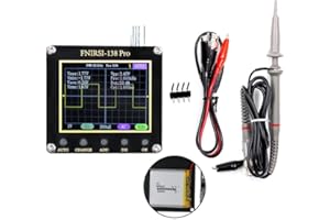 ANKONG LCD Handheld Digital Oscilloscope Kit - 138 Pro 2.4"TFT Mini Automotive Oscilloscope 200Khz Digital Oscilloscopes Portable 2.5Ms/s Sampling Rate 80khz Pwm