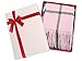 Simplicity Winter Scarf For Men Soft Warm Mens Scarf Winter Womens Plaid Scarf w/Gift Box, Pink/Grey Plaid