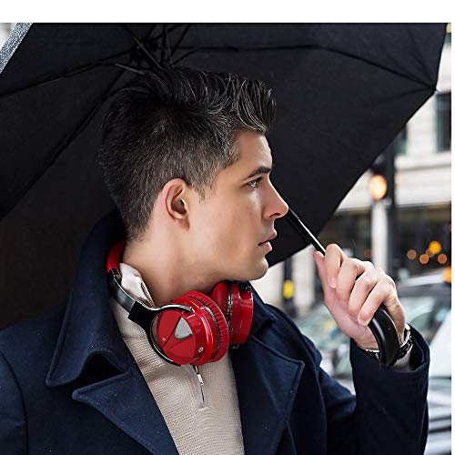 Active Noise Cancelling Headphone Bluetooth Headphones Microphone, Stereo Wireless Headset Microphone & Comfortable Earpads & 12 Hours Playtime & Wireless Headphones Cellphone/Tablet