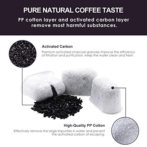 Possiave 12Pack Charcoal Water Filters Compatible with Breville BWF100