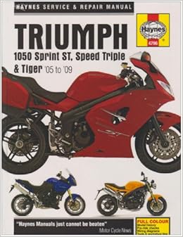 Triumph 1050 Service And Repair Manual 2004 To 2009 Haynes