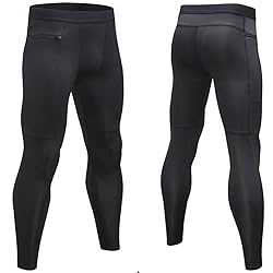 MACHLAB Men's Moisture Wicking Compression Pants