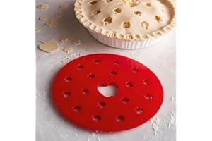 OCS Parts Pro Chef Series Pie Crust Apple Shaped Cutters | 9.75-Inch Pie Cutter to Create Perfect, Professional Apple Shaped Pie Crusts for Home Kitchens or Commercial Bakeries