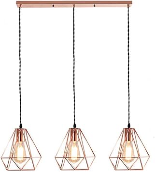 lampara colgante metal industrial color