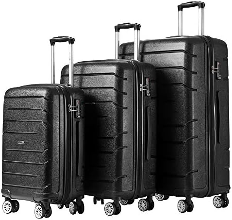Luggage Sets Hard Suitcase Set Suitcases 3 Piece Set with TSA Lock Spinner