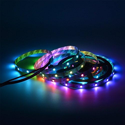 isharestrip 3.2Ft 1M 5V APA102 led pixel strip APA102C 5050 30 pixels;White PCB;Non-waterproof;with DATA and CLOCK seperately