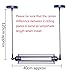 Ivalue Vintage Industrial Hanging Light Edison Cage Pendant Light Fixture for Kitchen Island Bar Lantern Black (Black)