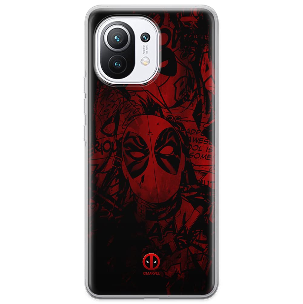 ERT GROUP mobile phone case for Xiaomi 11 original and officially Licensed Marvel pattern Deadpool 001 optimally adapted to the shape of the mobile phone, case made of TPU — image 1