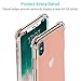 Comsoon iPhone X Case, [Supports Wireless Charging] [Shock Absorption] Clear Soft TPU Bumper Slim Protective Case Cover with Camera Drop Protection for Apple iPhone X / iPhone 10 (2017)