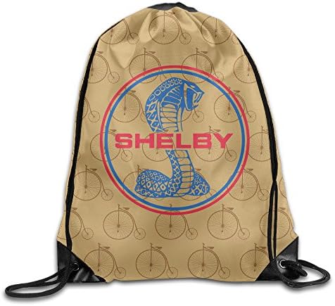 MESTT Shelby Cobra Logo Drawstring Backpack Bag