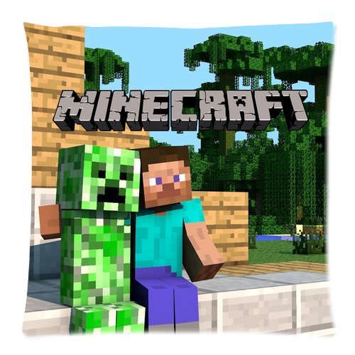 Amazon Com Game Minecraft Creeper Pillowcase Zippered Pillow Case