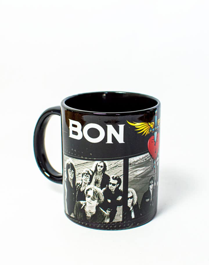 TusPersonalizables.com Mug - Music groups - Rock (Mug - Bon Jovi - Black - Musical group…)
