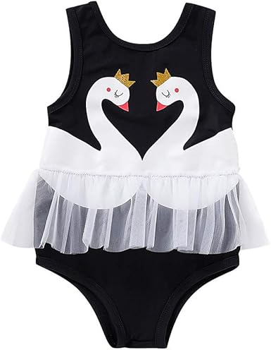 baby girl one piece rashguard swimsuit