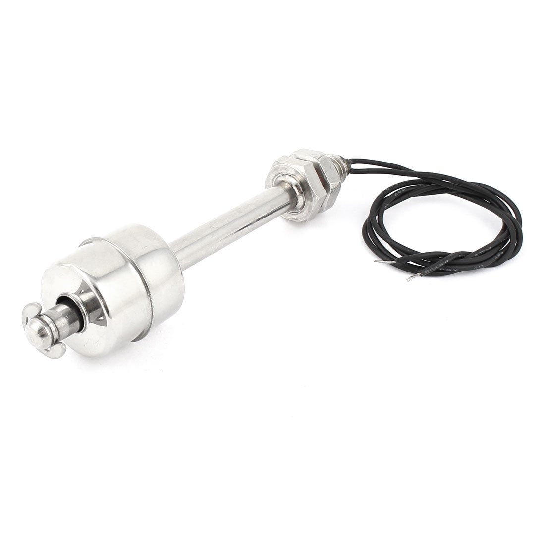 Sourcingmap Stainless Steel Float Switch for Water Pump Tank Swim Pool Garden Pond Liquid Water Level Sensor M10 112mm Length