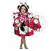 Disney Minnie Mouse Flowers Official 'Pocket Frenz' Cotton Bath/Beach Hooded Towel (A Friend In Every Pocket)