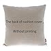 Kingla Home Square Cotton Linen Sofa Cushion Covers Decorative Pillow Cases 18 X 18 Inch American Flag Zippered Custom Throw Pillow Cover
