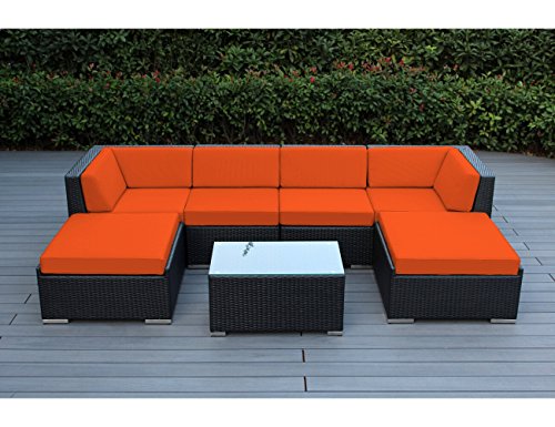Ohana 7 Piece Outdoor Wicker Patio Furni Buy Online In Botswana At Desertcart