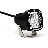 Baja Designs S1 Black LED Light Pod for Jeeps, Off Road 4x4, Truck, UTV, ATV (Wide Cornering; Clear)