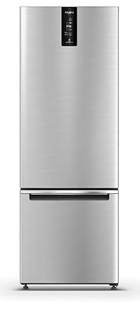 Whirlpool 325 L 3 Star Frost Free Double Door Refrigerator (IF PRO BM INV 340 ELT+, Omega Steel, Bottom Freezer)