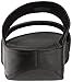 FitFlop Women's Lulu Leather Slide Sandal, Black, 7 M US