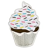 Birthday Cupcake Celebration Lapel Pin