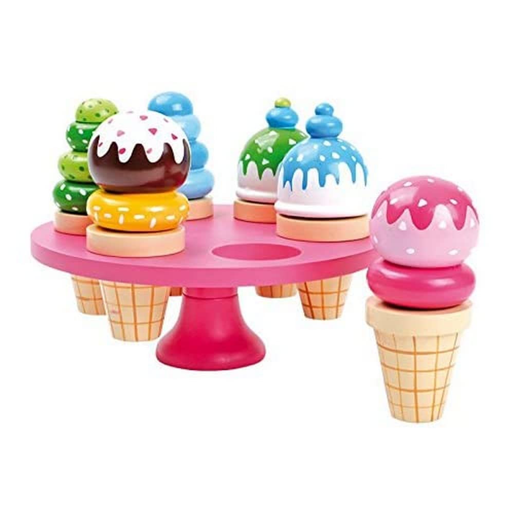 Legler Waffle Ice Cream with Display Stand