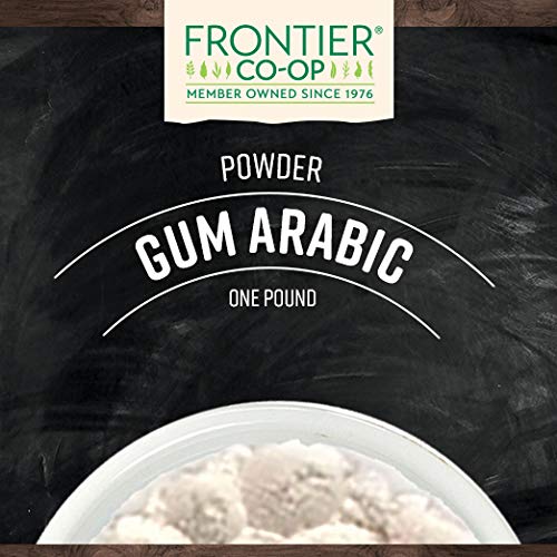 Frontier Co-op Gum Arabic Powder, Kosher | 1 lb. Bulk Bag | Acacia species - coolthings.us