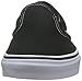 Vans Classic Slip On Black/White Womens Trainers (6 B(M) US, Black)