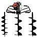 XtremepowerUS 2 Man 63CC 2 Stroke Planting Gas Post Hole Digger (Digger + 8" 10" 12" Bit)