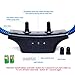NO SHOCK Humane Bark Collar For 25-150 lb Dogs, Extremely Effective & No Pain or Harm, 7 Different Bark Sensitivity Levels, Bark Collar Vibration, Premium Nylon Collar & No Rust Buckle, ON/OFF Button