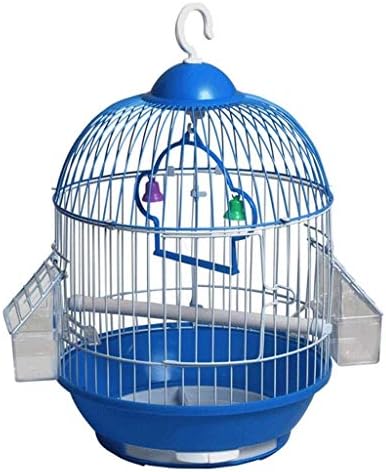 再販ご予約限定送料無料 鳥かごペットは 2つの給餌カップを備えたクラシックな丸い鳥かごを旅行用鳥かごに供給します