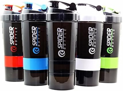 Protein Joyshaker Shaker Bottle Post Workout Compartment Mixer Joyshaker Shaker Bottle for Protein Mixes water bottle shaker ball Leak Proof Guarantee BPA Phthalate Free Plastic Wide Mouth Gym 17oz