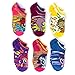 My Little Pony Girls 6 pk No Show Socks (6-8, Lurex Ponies)