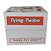 SGT KNOTS Tuff Tying Twine - Polypropylene, UV, Moisture and Chemical Protection Twine for Commercial Bundling, Packaging (3 ply - 2800ft, White)