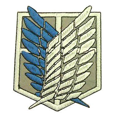QINF Shingeki No Kyojin Attack on Titan Recon Corps Logo Cosplay Cloth Embroidered Patch