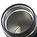 LunchVault Stainless Steel 17 Ounce Soup Thermos & Food Jar - Vacuum Insulated Wide-Mouth Lunch Container with Foldaway Spoon (Black Matte)