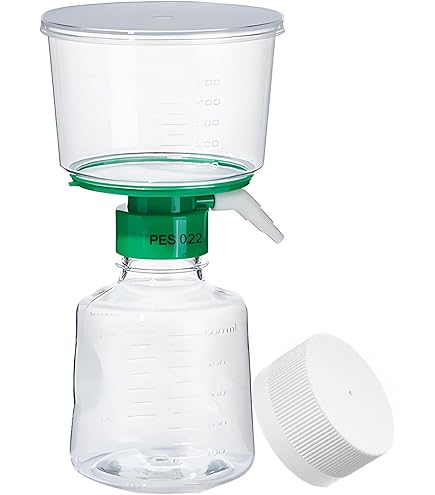 Celltreat 229717 Bottle Top Filter, Sterile, Graduated, PES
