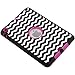 iPad Mini Case, iPad Mini 2 Case, iPad Mini 3 Case, iPad Mini Retina Case, BENTOBEN [Chevron] Shockproof Heavy Duty Hybrid Hard Full Body Protective Cover Case for iPad Mini 1/2/3 Retina, Rose Red