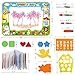 SmilePowo Aqua Magic Water Drawing Mat Set +10 Dinosaur Toy Set, (26 Pcs) ,Coloring Mat for Floor, Children Christmas Gift Kids Toddler Educational Toy Mat, Painting Writing Pad Doodle Board