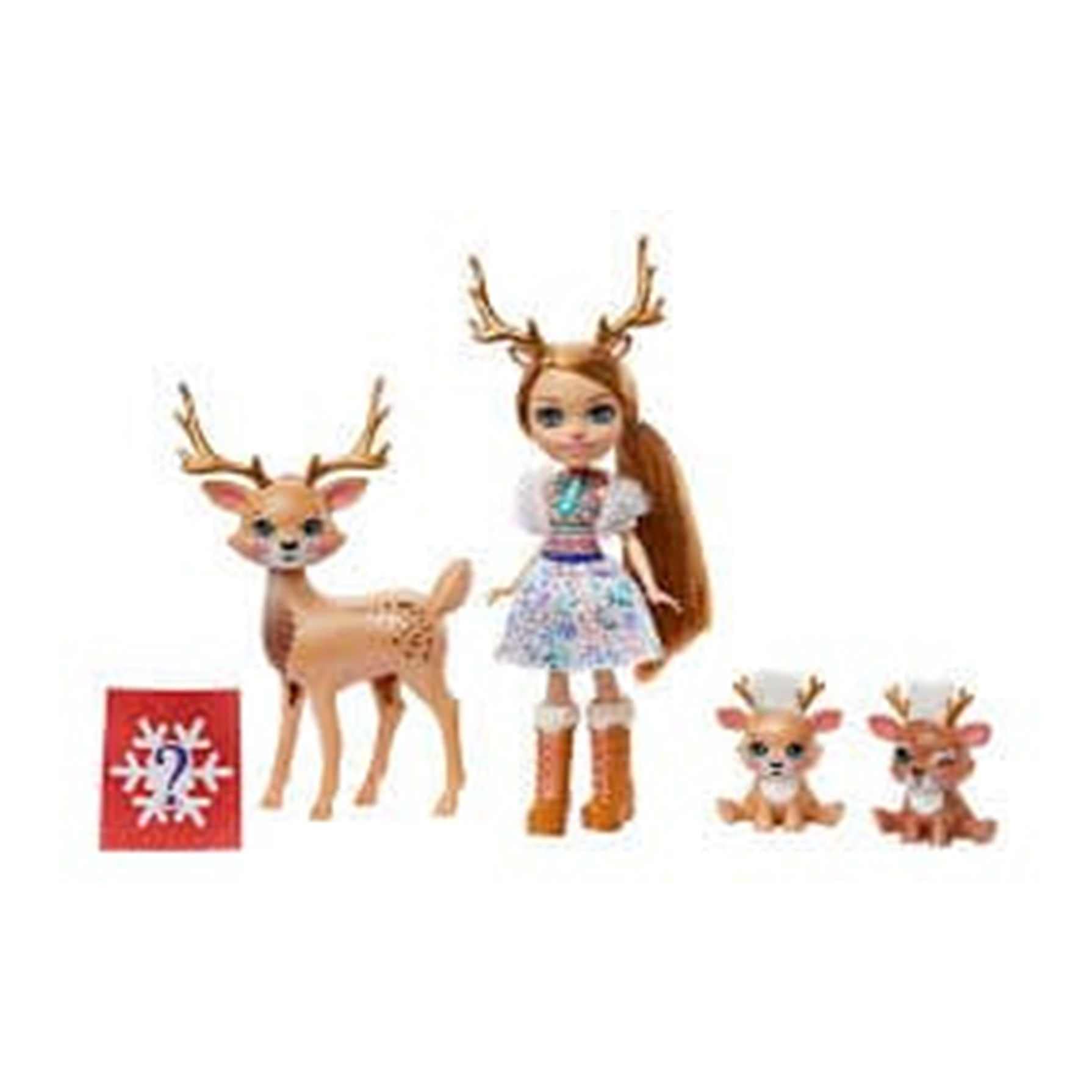 ENCHANTIMALS RAINEY REINDEER DOLL & FAMILY