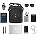 Victoriatourist V3002 Shoulder Bag Vertical Messenger Bag, Black