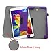 Fintie Samsung Galaxy Tab 4 7.0 Folio Case - Slim Fit Premium Vegan Leather Cover for Samsung Tab 4 7-Inch Tablet, Violet