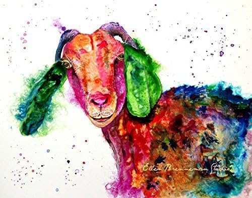 Spirit of Goat hand-signed fine art print by Ellen Brenneman